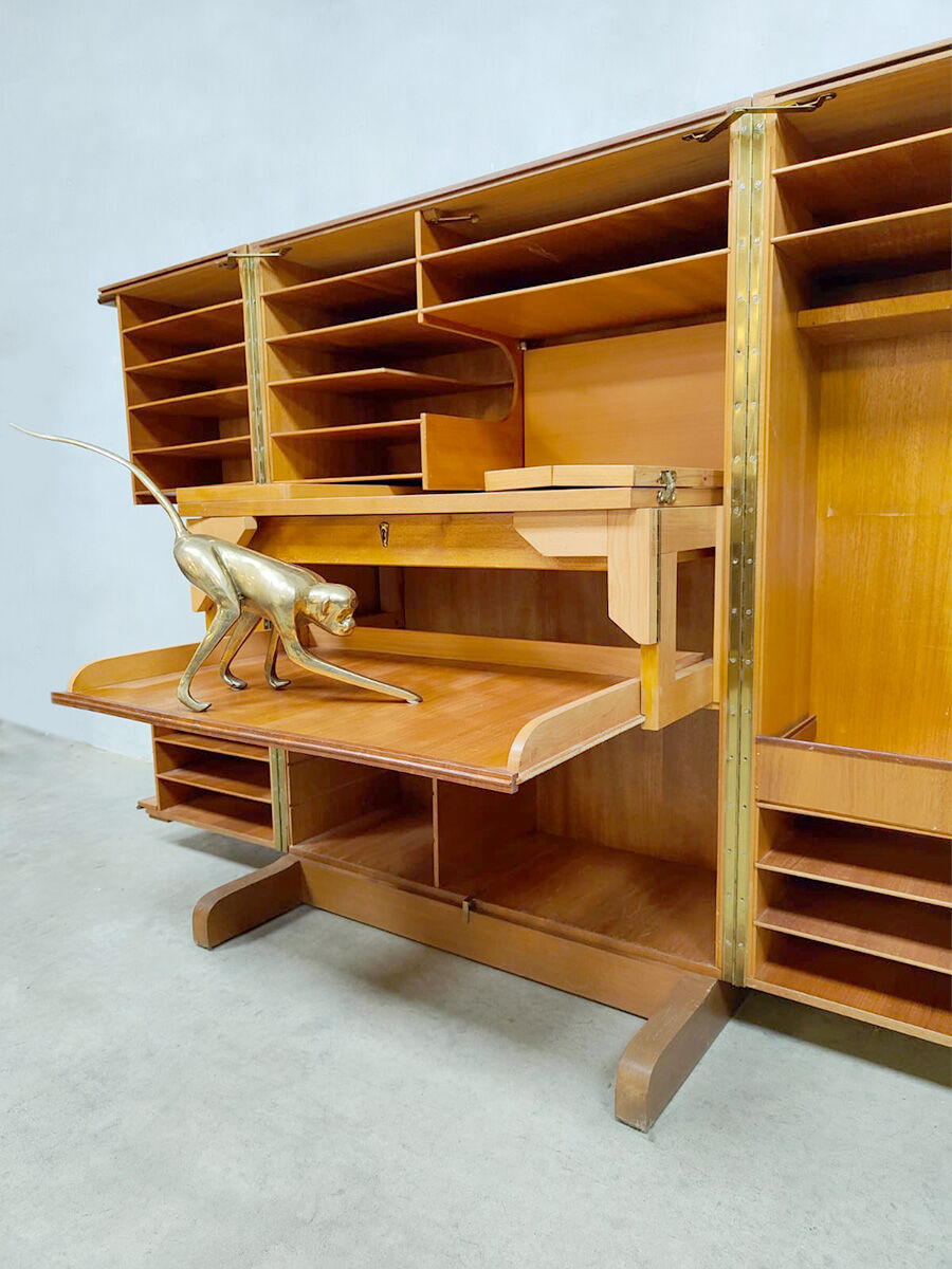 Vintage desk 'Magic Box' folding cabinet