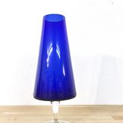 Vase bleu nuit Murano 1970