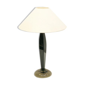 Lampe de table en verre Flavio poli Murano pour seguso, années 1960