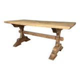 Raw bleached wood table