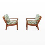 Pair of lounge chairs by Juul Kristensen for Glostrup Møbelfabrik, Denmark 1960s