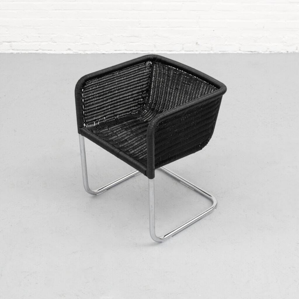 Ensemble de chaises de salle à manger Tecta D44 des années 1980