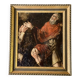 Fragment d’une huile sur panneau, XVIIIème siècle