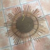 Mirror rattan Sun. 70 cm. 60 years.