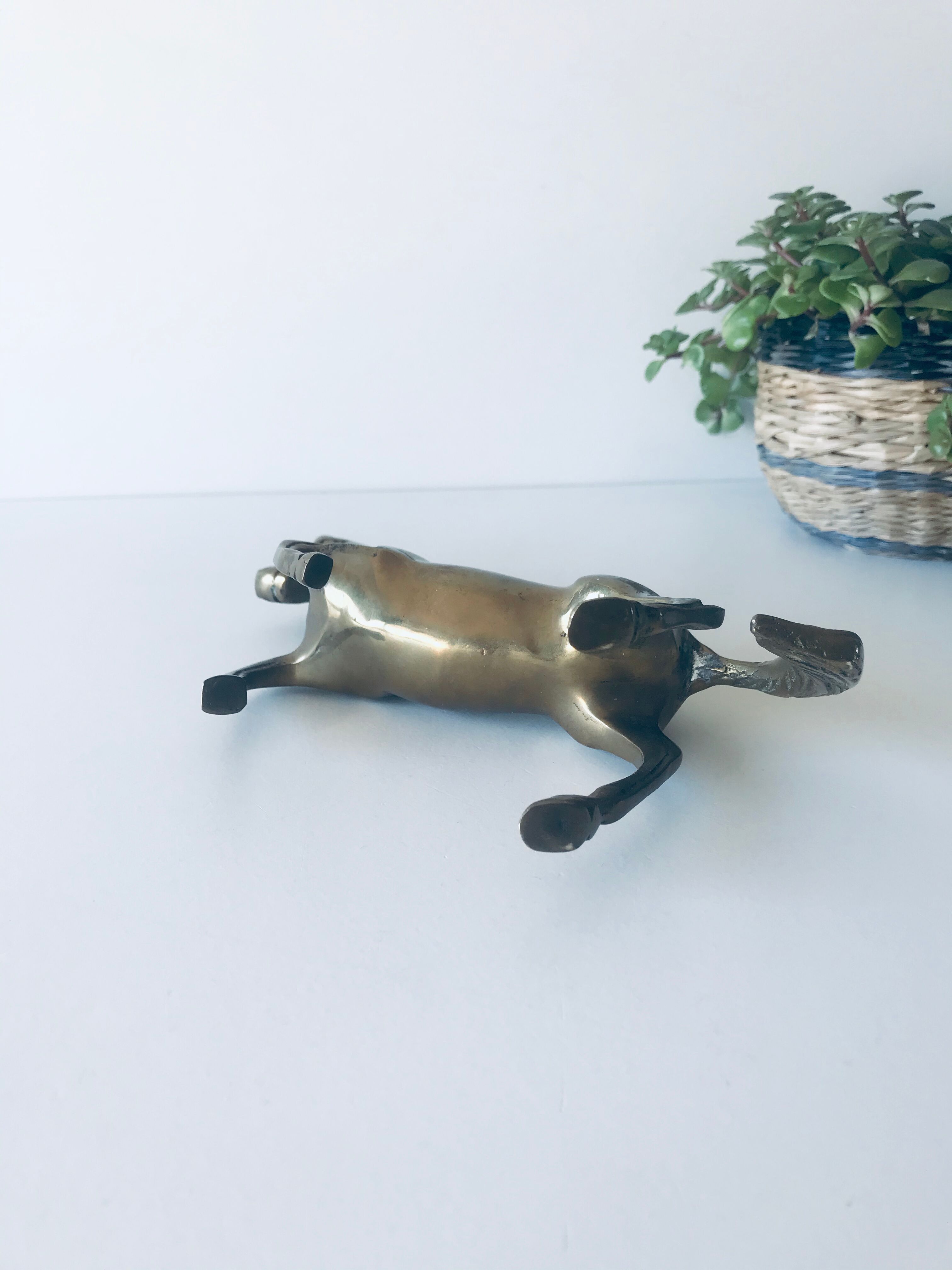 Brass horse