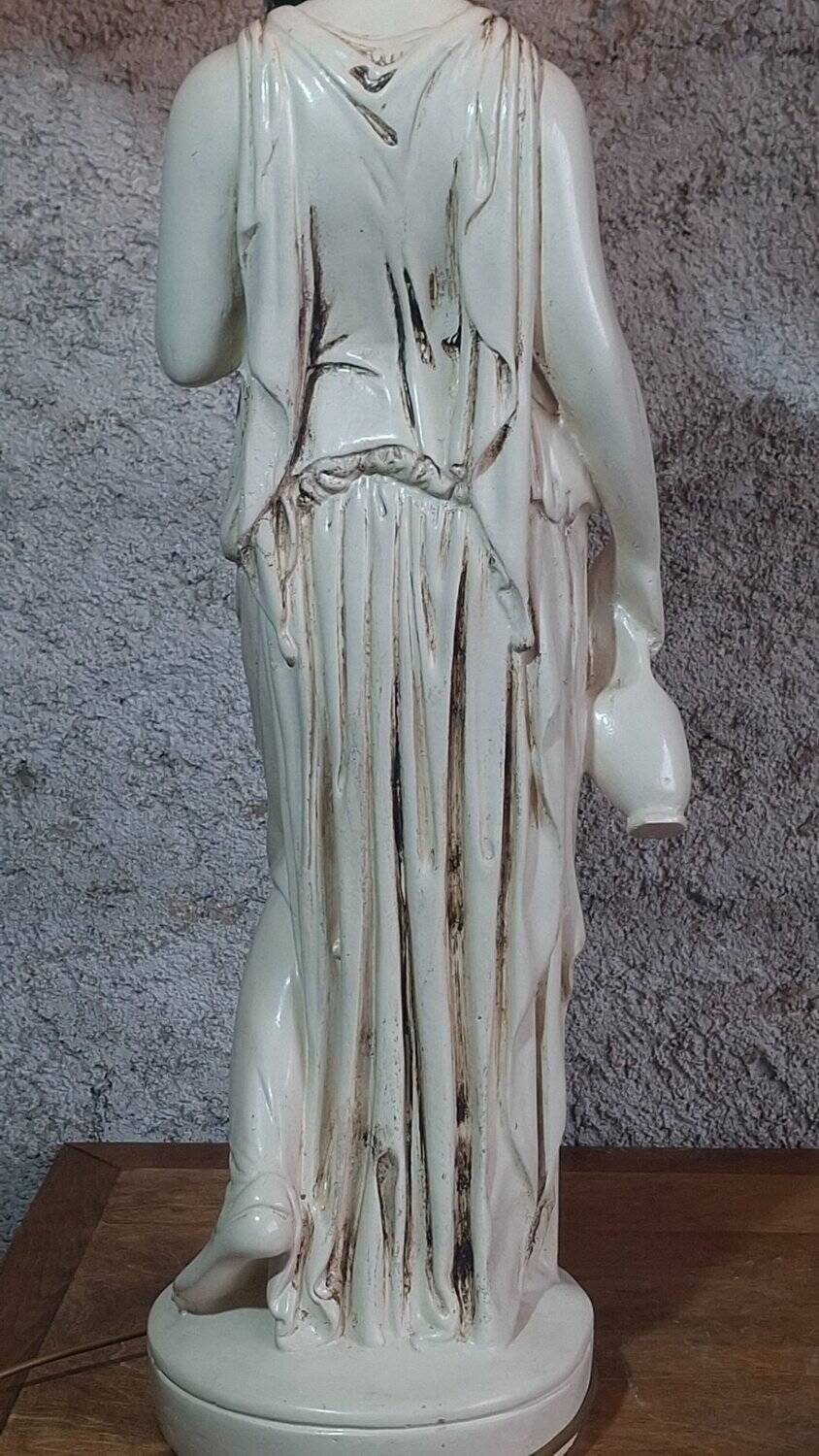 Large lamp 108 cm hebe greek goddess 1960s