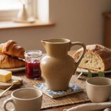 Small Spotted Stoneware Milk Jug