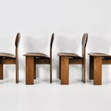 Africa dining chairs by Afra & Tobia Scarpa for Maxalto, 1975, set of 4