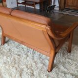 Vintage Sofa and Armchair by Poul Jeppesens Møbelfabrik, Denmark, 1960s,