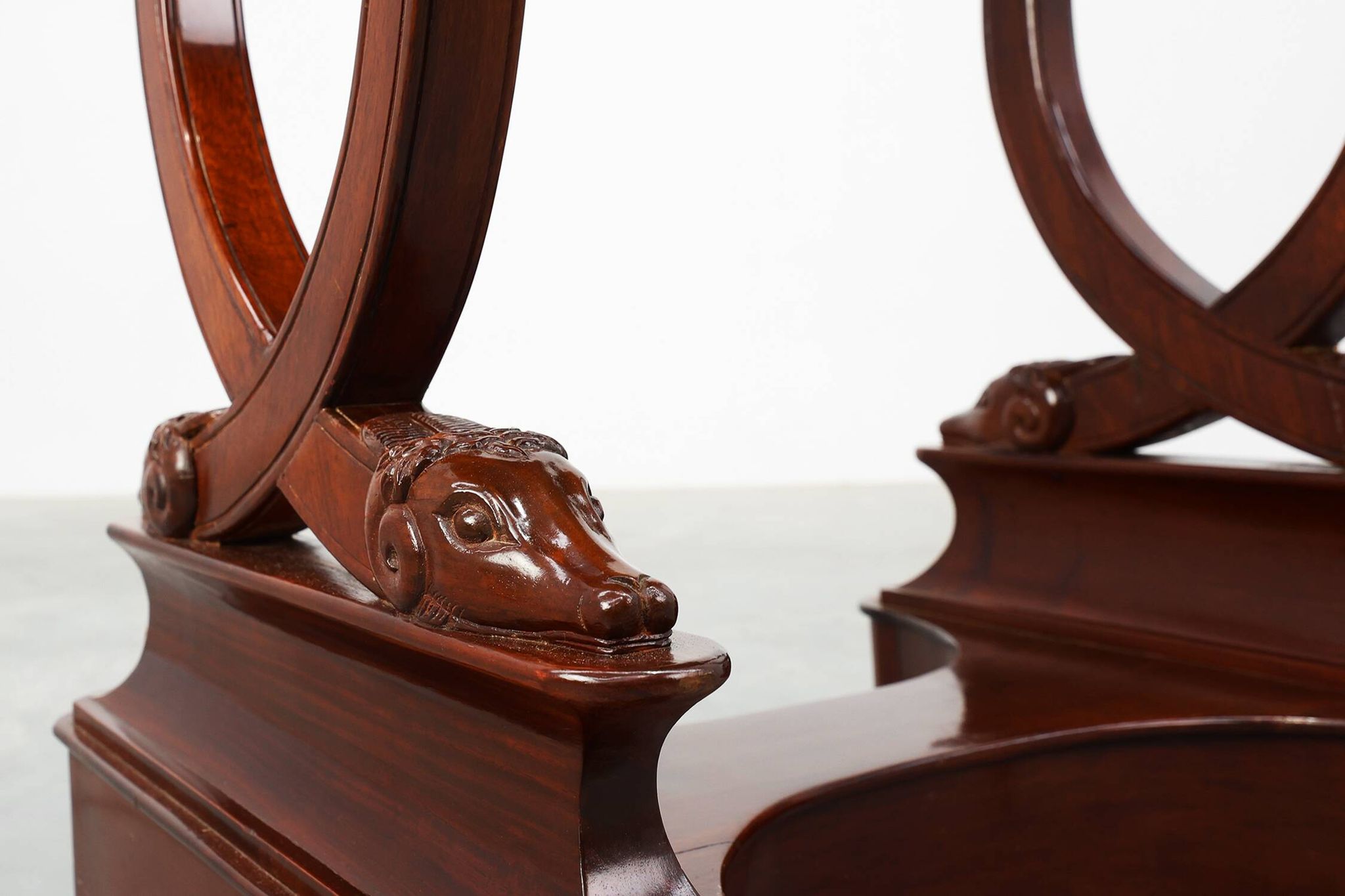 Jardinière Biedermeier en bois, Allemagne vers 1830