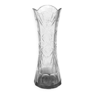 Bdc crystal vase art deco