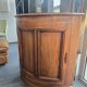 Curved wooden corner unit – Classic style