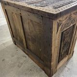 Coffre en bois du 19ème siècle