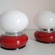 Pair of vintage bedside lamps