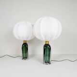 Mid-Century Modern Table Lamps by Carl Fagerlund for Orrefors Sweden RD 1406