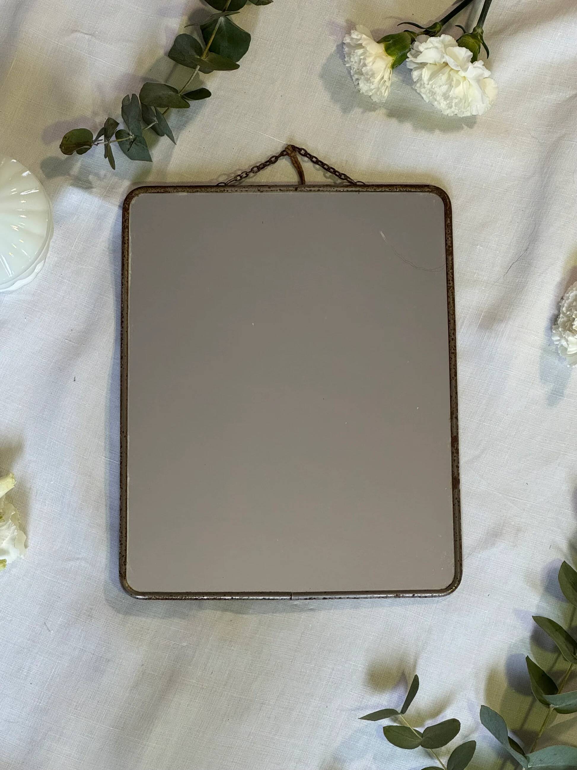 Vintage barber mirror