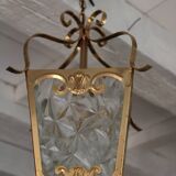 Glass and brass suspension