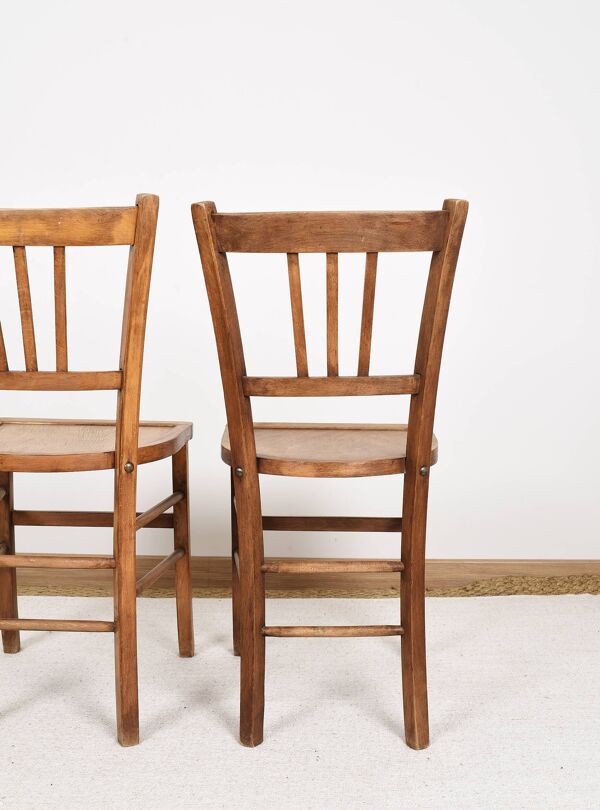 Ensemble de 4 chaises de bistrot luterma
