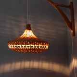 1960s Wall Wooden Lamp by Pokrok Zilina, Czechoslovakia