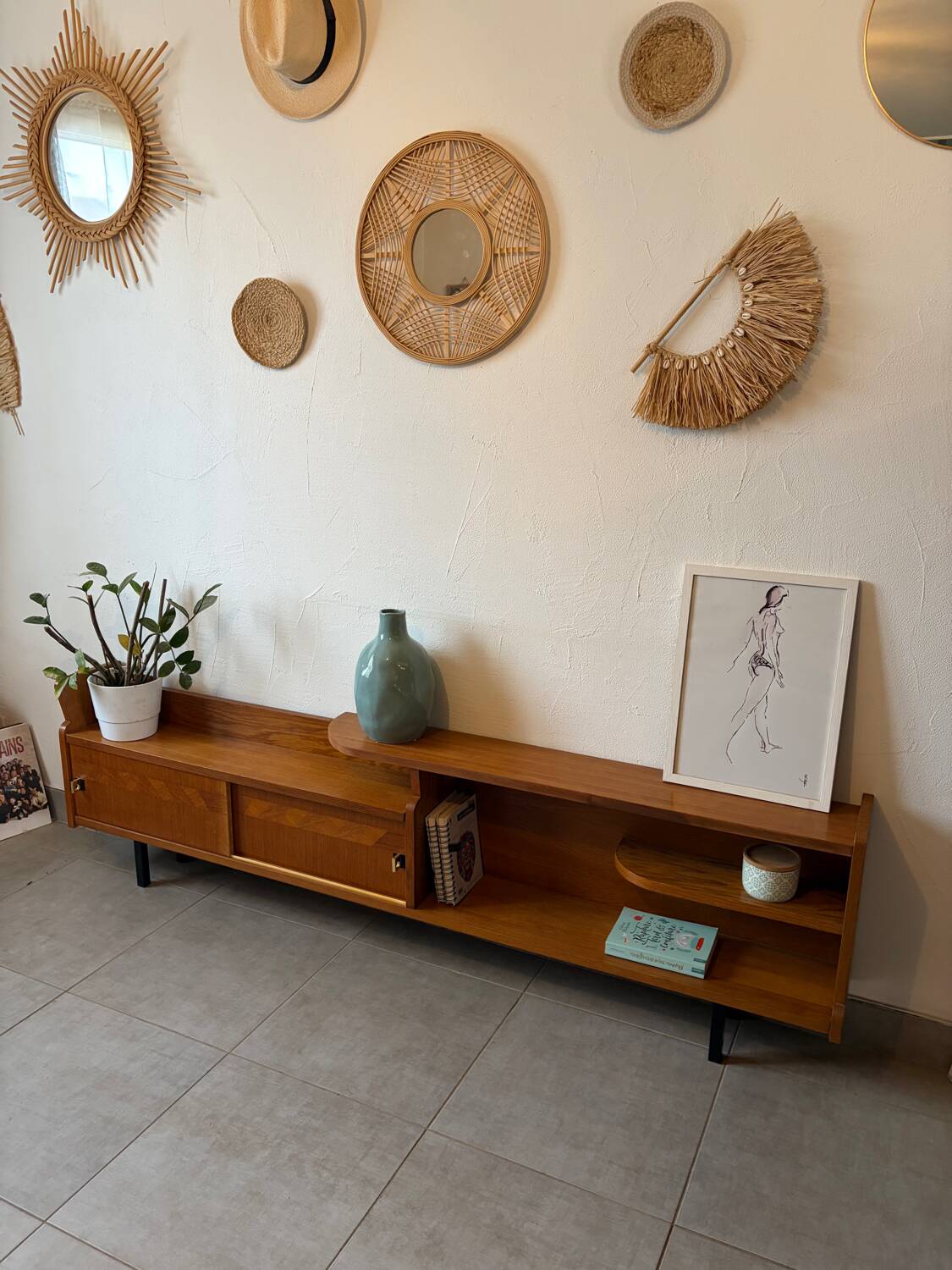 1960s vintage enfilade (shallow)