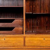 High cabinet, Bar, Danish in rosewood model 6201 by Hans Olsen 1960.
