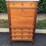 Mahogany secretary Louis XVI style
