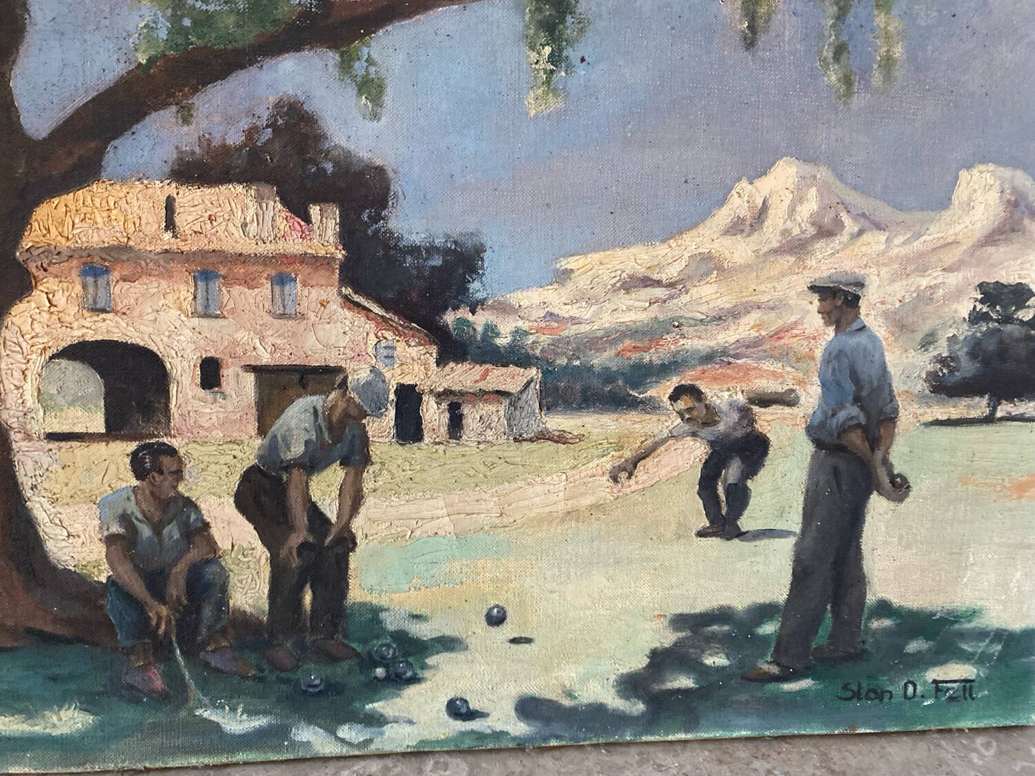 Petanque players signed