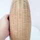 Large vintage Basque ball of chistera in wicker and leather