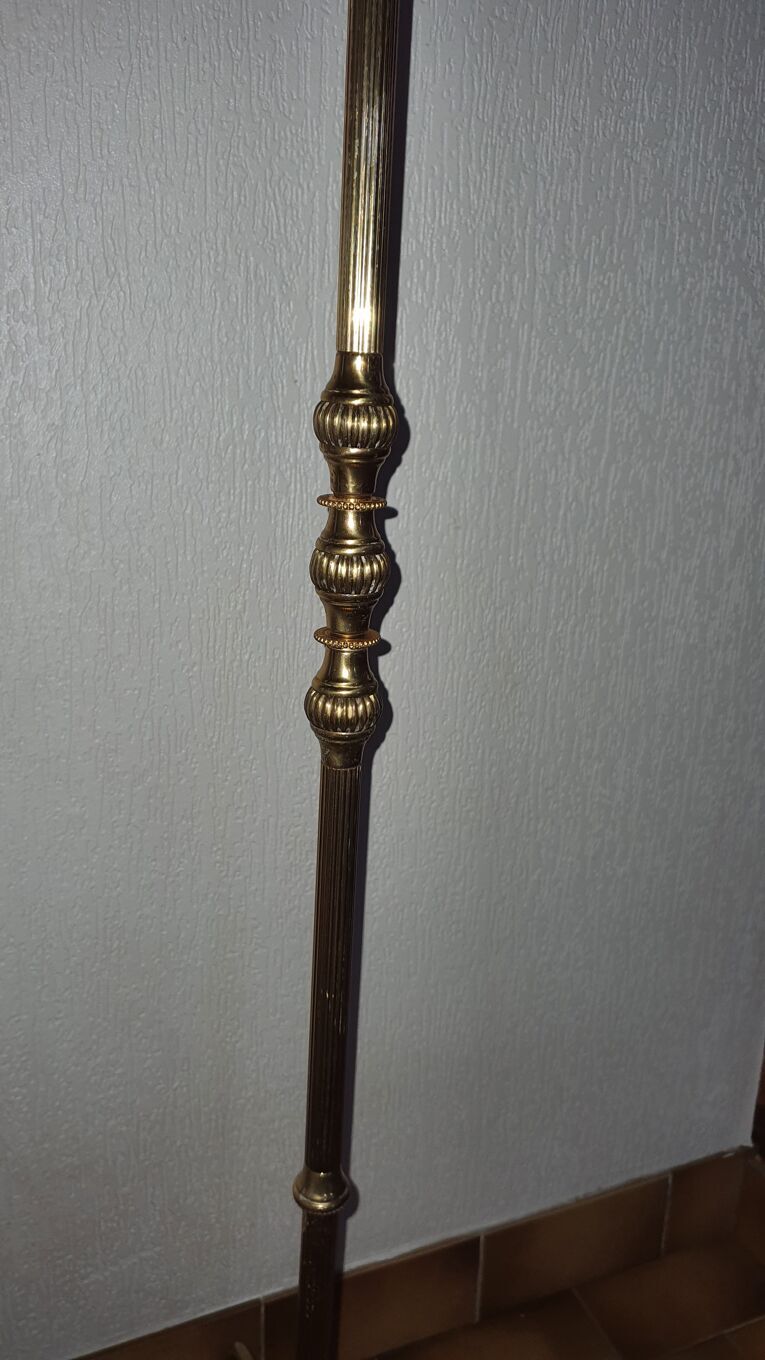 Vintage brass floor lamp
