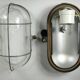 Glass and bakelite wall light