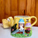 Vintage teapot in majolica – House of puppies