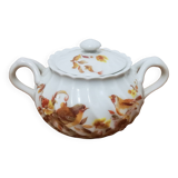 Limoges earthenware sugar bowl