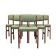 Set of six teak chairs, Danish design, 70s, production: Denmark
