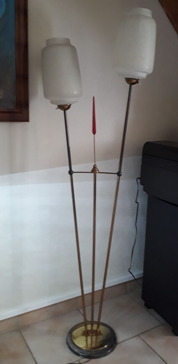 Lampadaire  de la maison lunel  1950  laiton