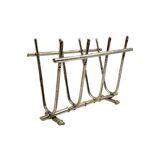 Hollywood regency magazine rack  GM Montagnani, Italy 1970s   bamboo shaped