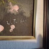 Tableau huile sur toile reproduction " Fleurs "