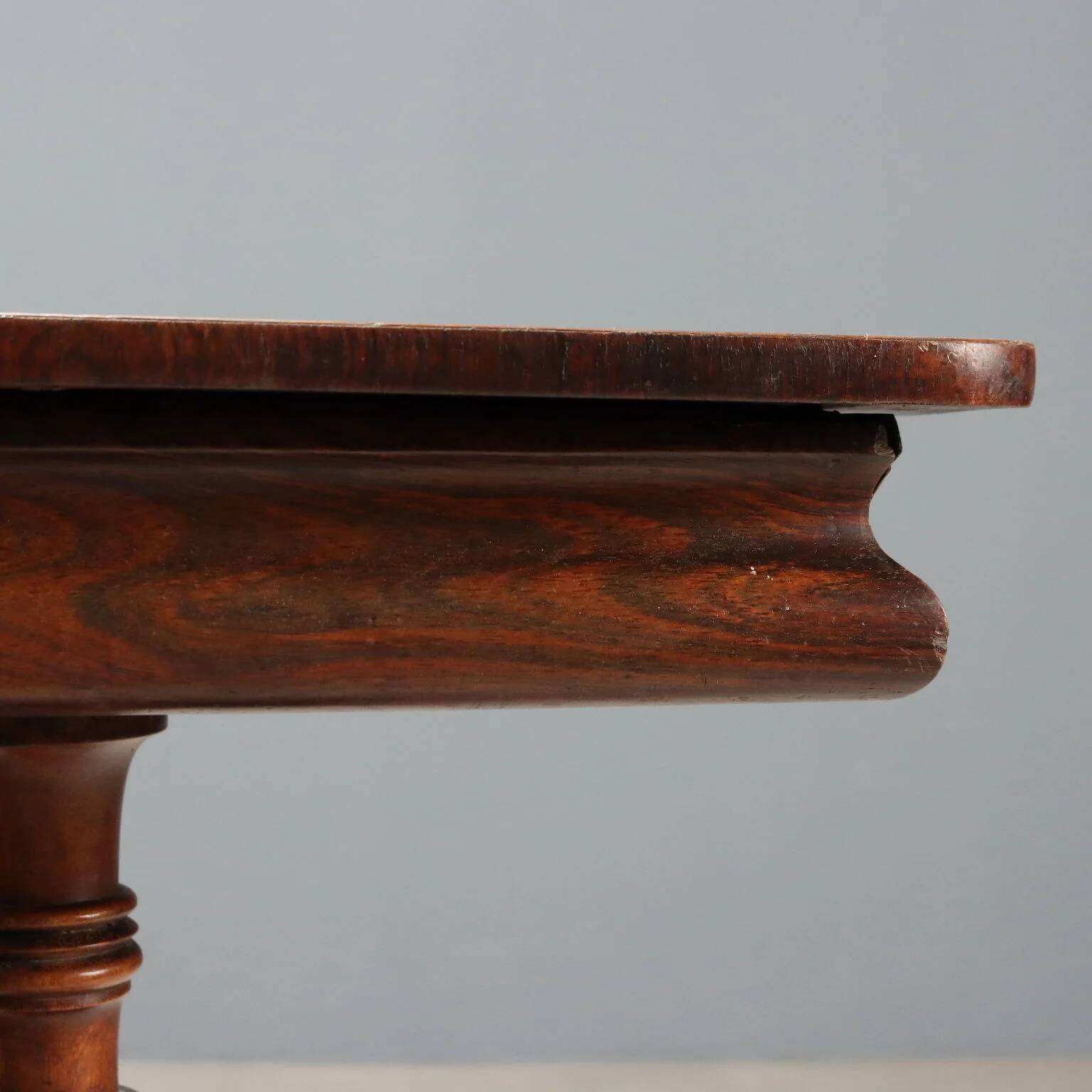 Small antique wooden table with drawer, Italy, 19th century.