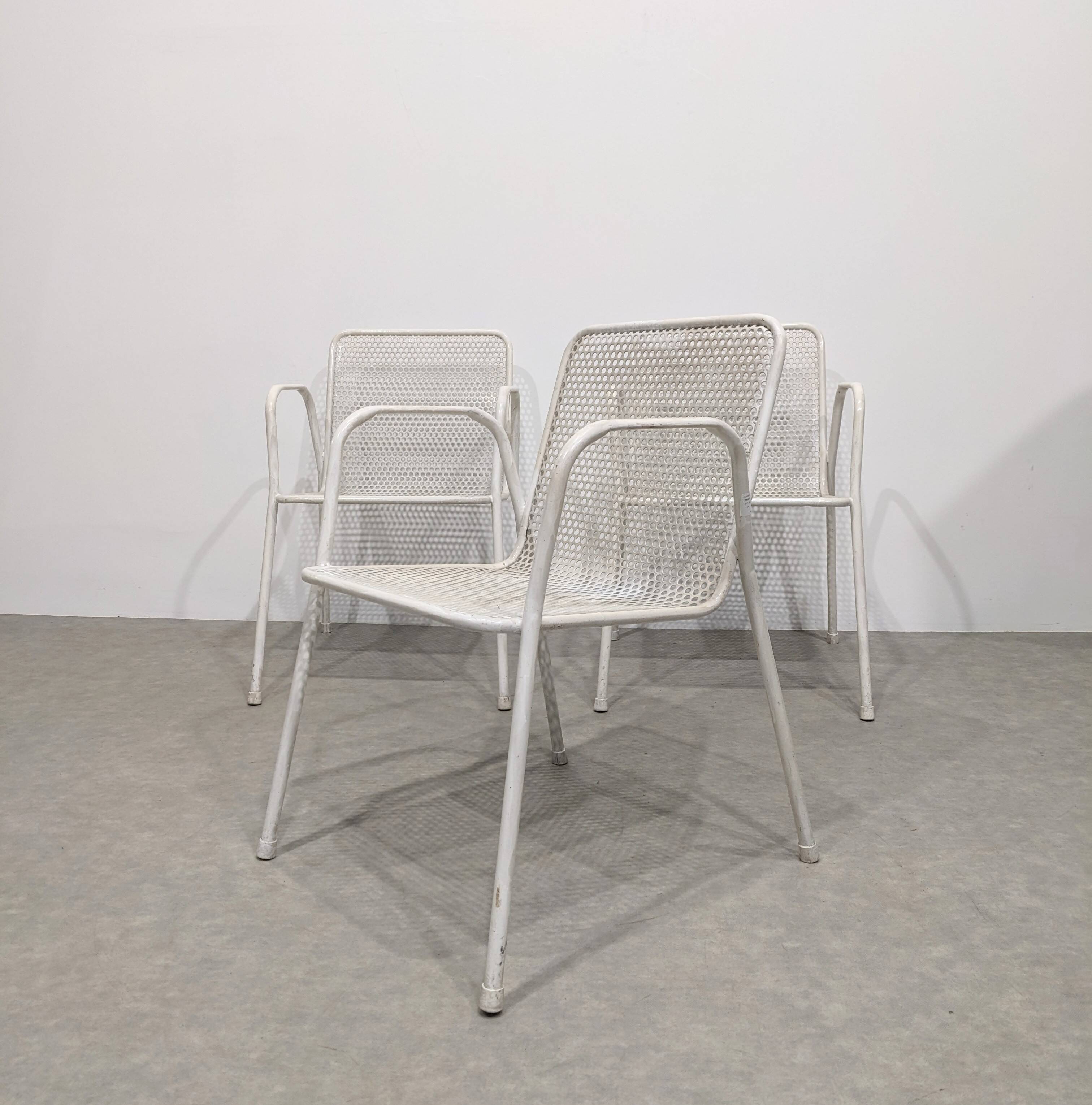 Set of 3 vintage EMU outdoor chairs