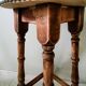 Pair of antique high stools in solid wood