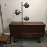 for pop up floor lamp eye ball chrome metal