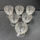 6 verres à vin Baccarat Lulli estampillés