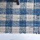 190x290cm İndigo blue kilim carpet. made with wool, Organic Wool Kilim