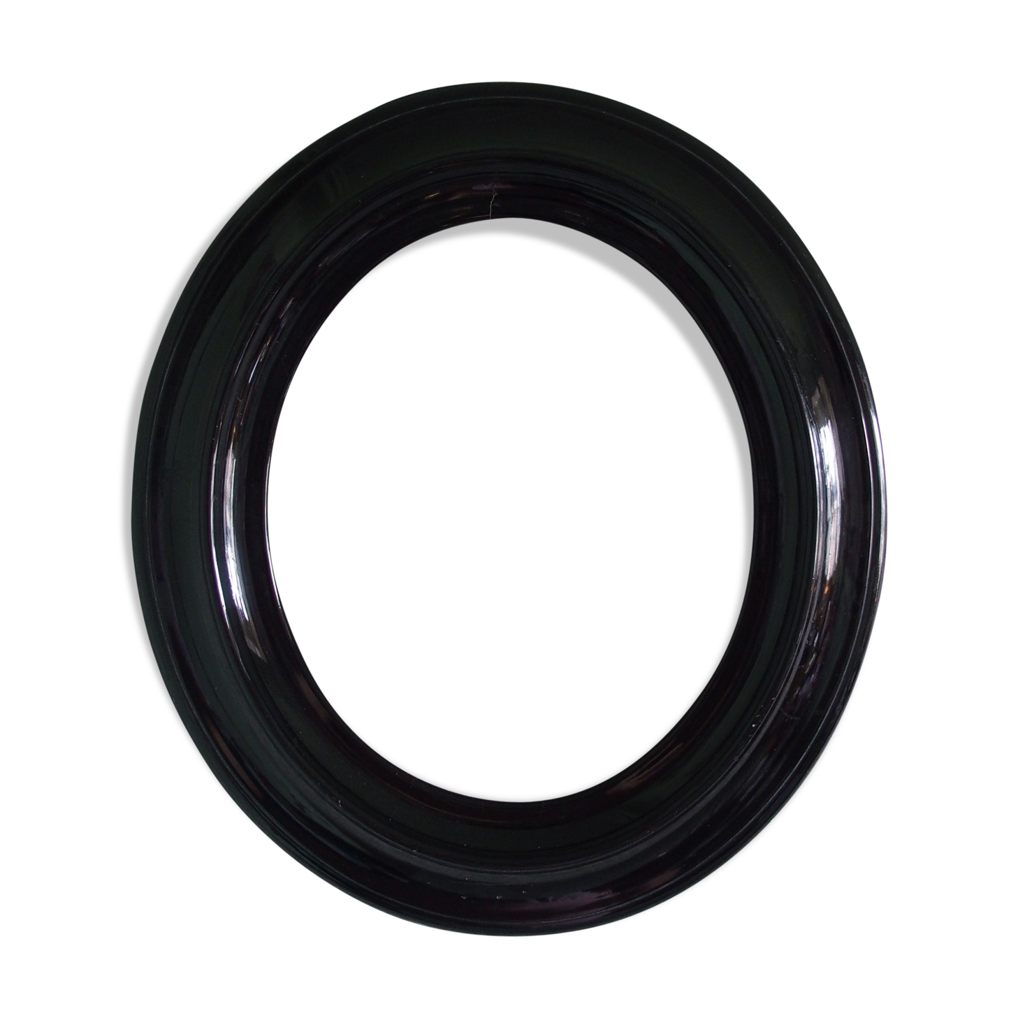 Napoleon III black oval frame