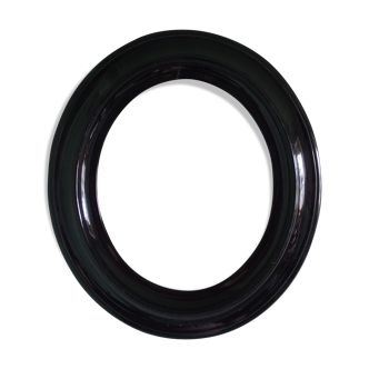 Napoleon III black oval frame