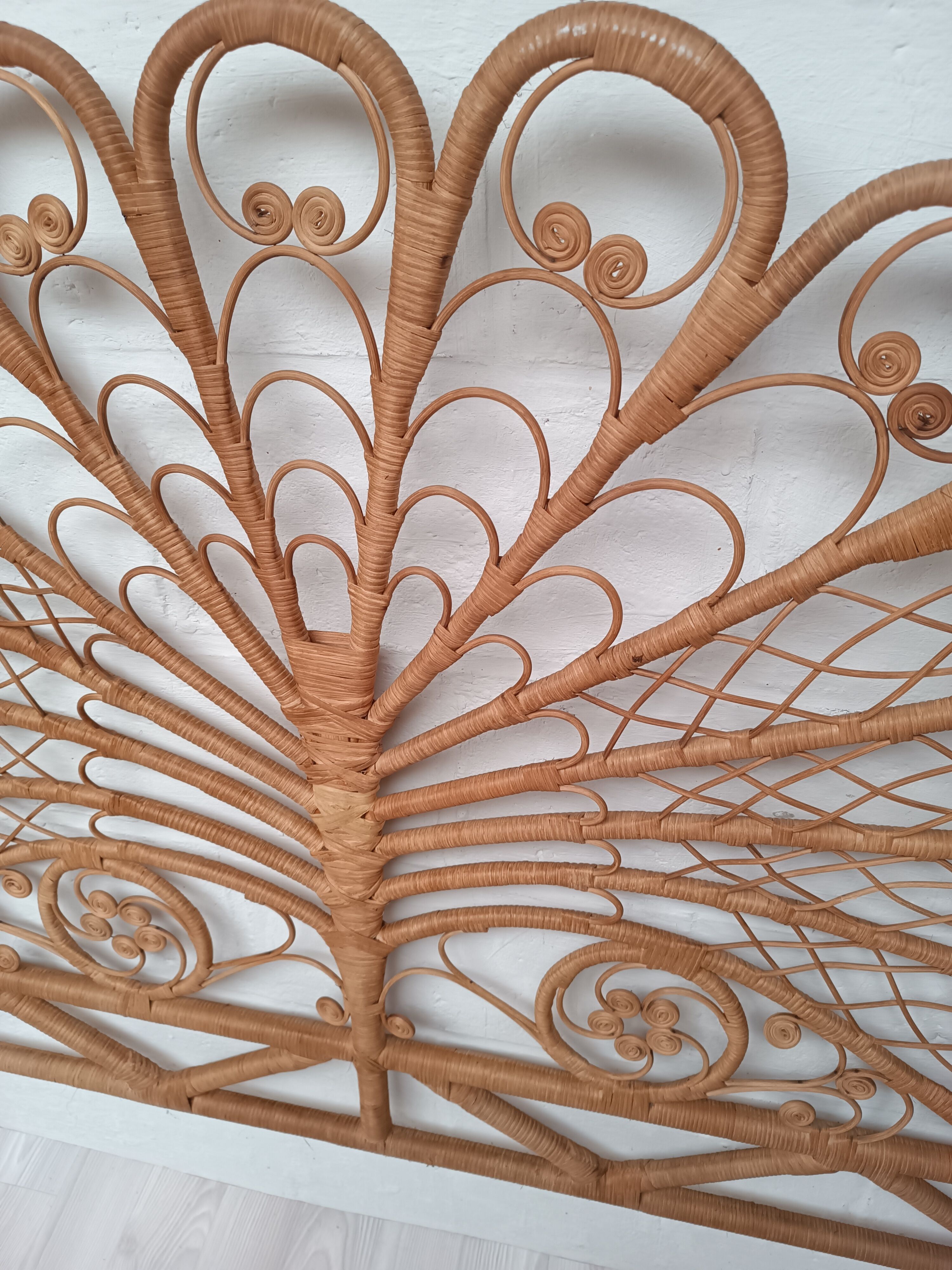 Rattan headboard 140 cm