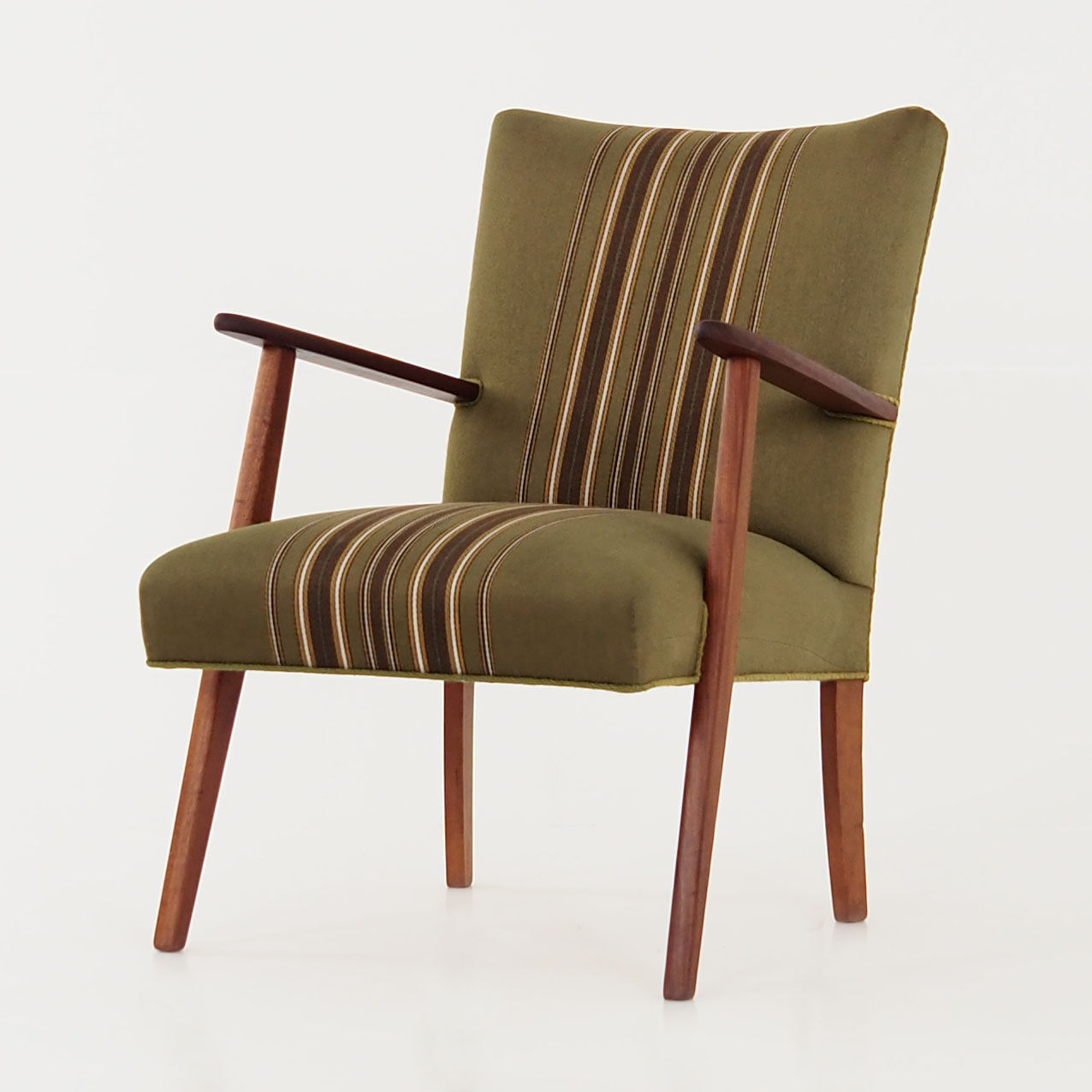 Armchair, teak construction, Scandinavian design of the 70s