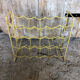 Old bottle holder holder yellow metal