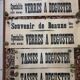 Lot de 4 affiches vinicole vintage