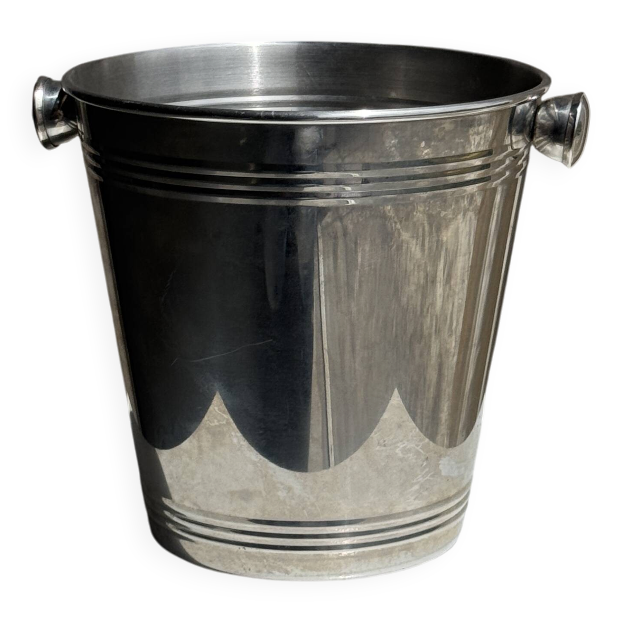 Silver-plated champagne bucket H19 D19