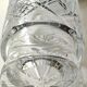 Vintage Bohemian crystal vase, sophisticated, geometric star patterns, high 25 cm